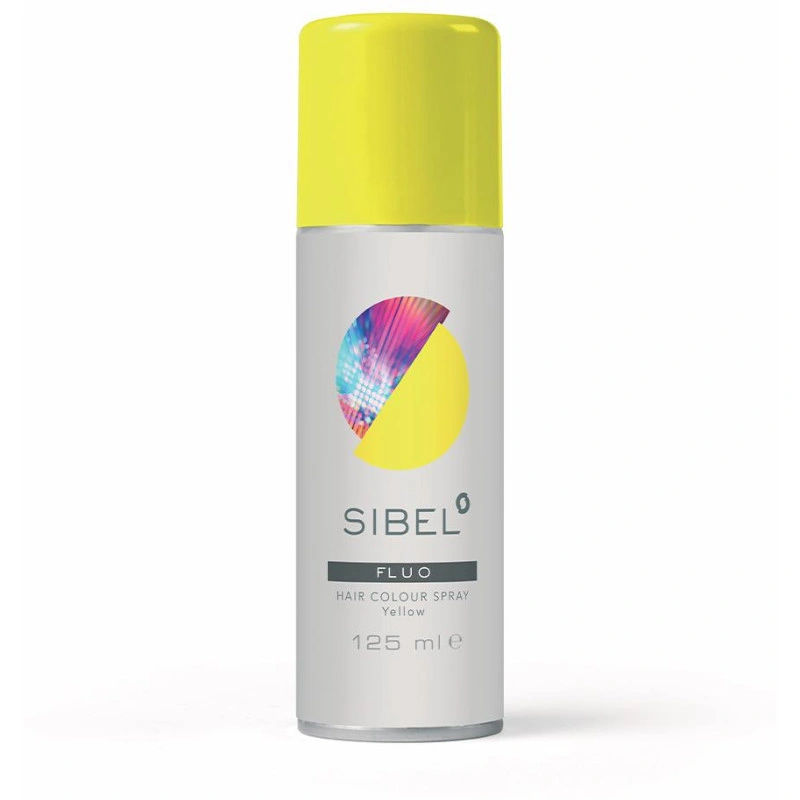Bombe Colorante Fluo Jaune Sibel 125ML 1 Bombe Colorante Fluo Jaune Sibel 125ML