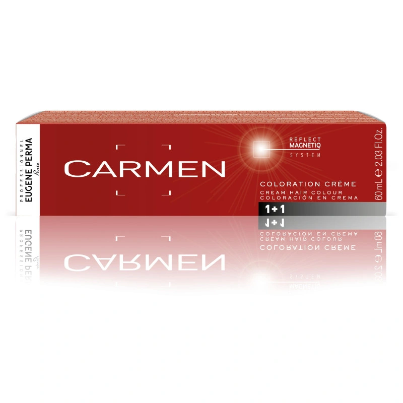 Coloration Carmen N°1 Noir Eugène Perma 60ML 2 Coloration Carmen N°1 Noir Eugène Perma 60ML – Image 2