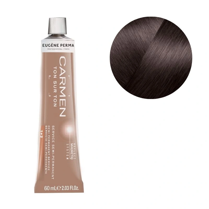 Coloration Carmen Ton Sur Ton 6*12 Marron Glacé Eugène Perma 60ml 1 Coloration Carmen Ton Sur Ton 6*12 Marron Glacé Eugène Perma 60ml
