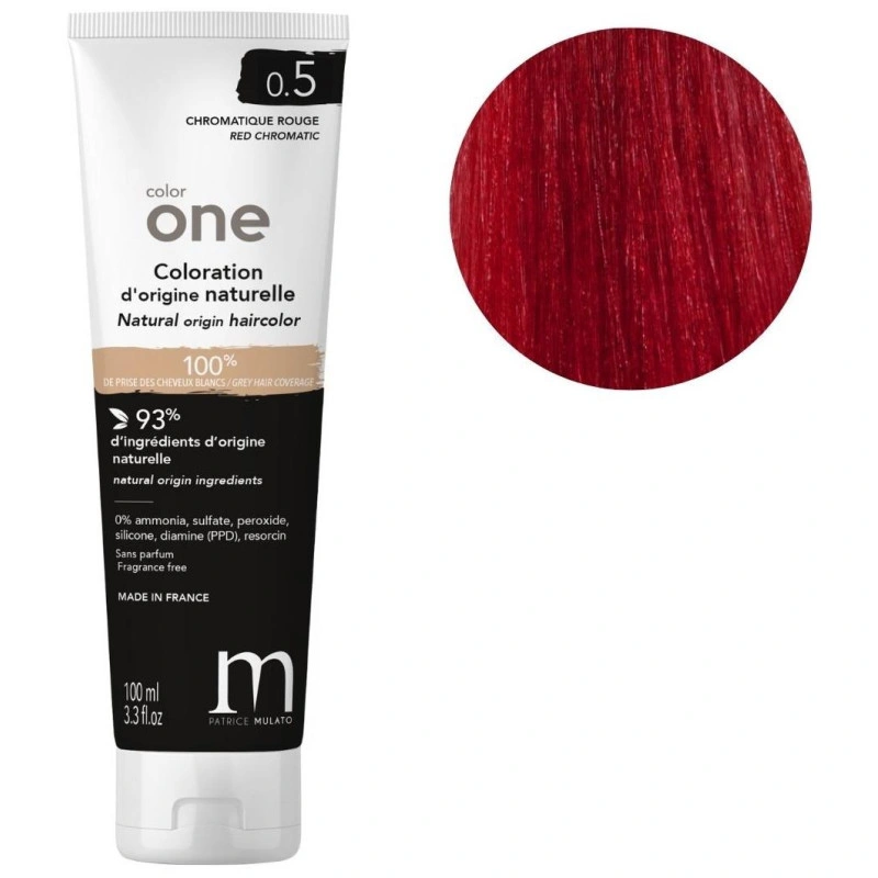 Coloration Color One 0.5 Chromatique Rouge Patrice Mulato 100ML 1 Coloration Color One 0.5 Chromatique Rouge Patrice Mulato 100ML