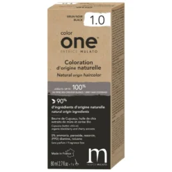 Coloration Color One 1.0 Brun Noir Patrice Mulato 80ML 5 Coloration Color One 1.0 Brun Noir Patrice Mulato 80ML -Soins Capillaires Liquidation coloration color one 10 brun noir patrice mulato 80ml 2