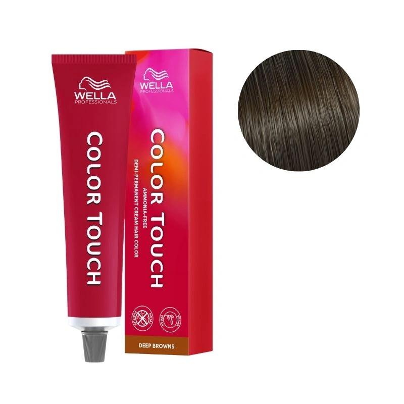 Wella Professionals Coloration Color Touch Deep Browns 5/71 Châtain Clair Marron Cendré Wella 60ml 1 Wella Professionals Coloration Color Touch Deep Browns 5/71 Châtain Clair Marron Cendré Wella 60ml