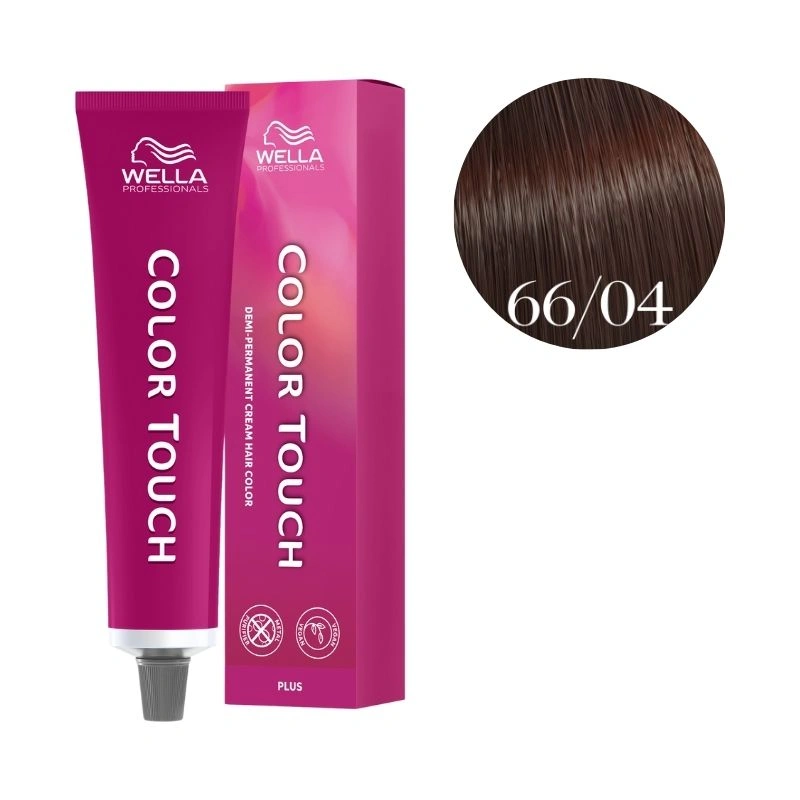 Wella Professionals Coloration Color Touch Plus 66/04 Blond Foncé Intense Naturel Cuivré Wella 60ml 3 Wella Professionals Coloration Color Touch Plus 66/04 Blond Foncé Intense Naturel Cuivré Wella 60ml – Image 3
