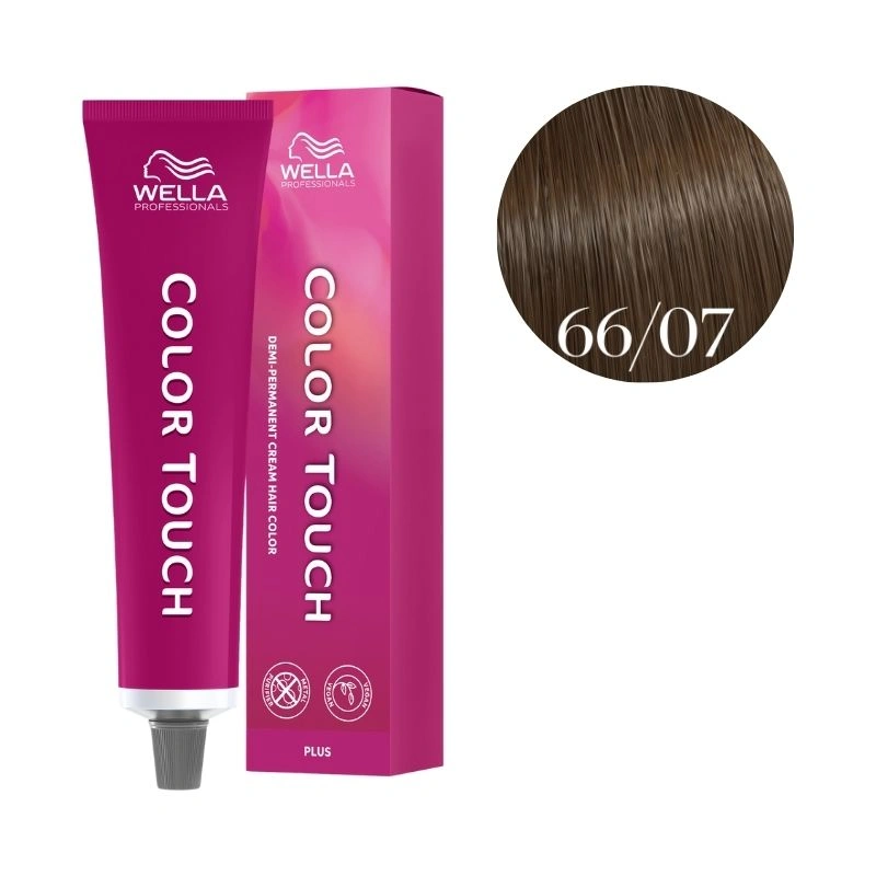 Wella Professionals Coloration Color Touch Plus 66/07 Blond Foncé Intense Naturel Marron Wella 60ml 2 Wella Professionals Coloration Color Touch Plus 66/07 Blond Foncé Intense Naturel Marron Wella 60ml – Image 2