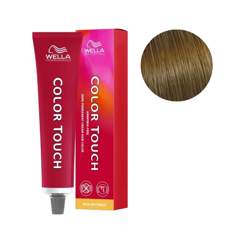 Wella Professionals Coloration Color Touch Rich Naturals 7/3 Blond Moyen Doré Wella 60ml 1 Wella Professionals Coloration Color Touch Rich Naturals 7/3 Blond Moyen Doré Wella 60ml