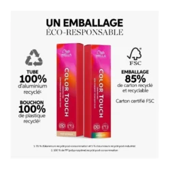 Wella Professionals Coloration Color Touch Surreal 5/19 Châtain Clair Cendré Fumé Wella 60ML -Soins Capillaires Liquidation coloration color touch surreal 5 19 chatain clair cendre fume wella 60ml 4