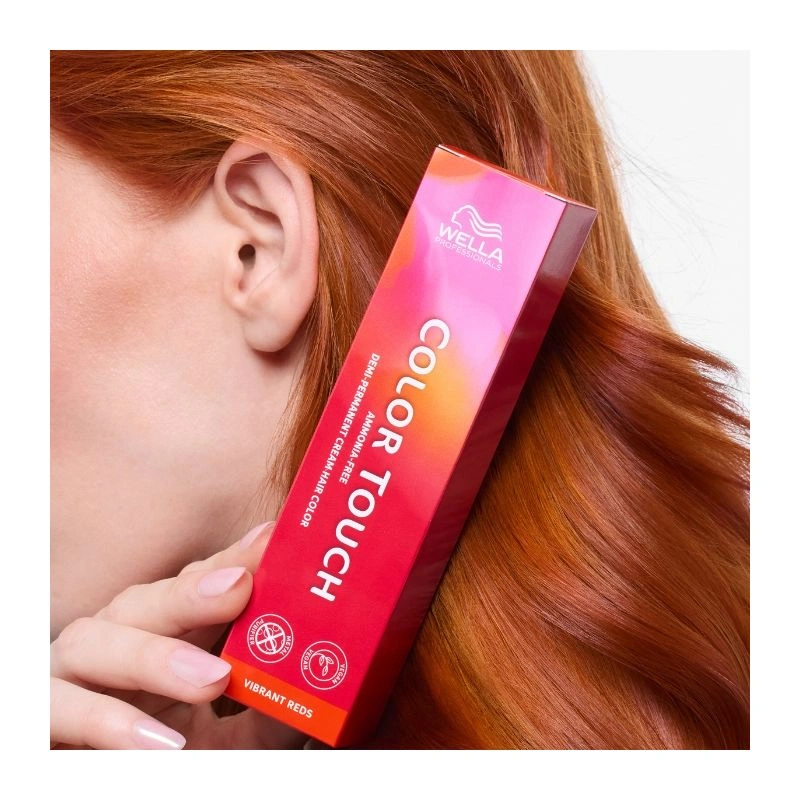 Wella Professionals Coloration Color Touch Vibrant Reds 7/47 Blond Moyen Cuivré Marron Wella 60ml 5 Wella Professionals Coloration Color Touch Vibrant Reds 7/47 Blond Moyen Cuivré Marron Wella 60ml – Image 5