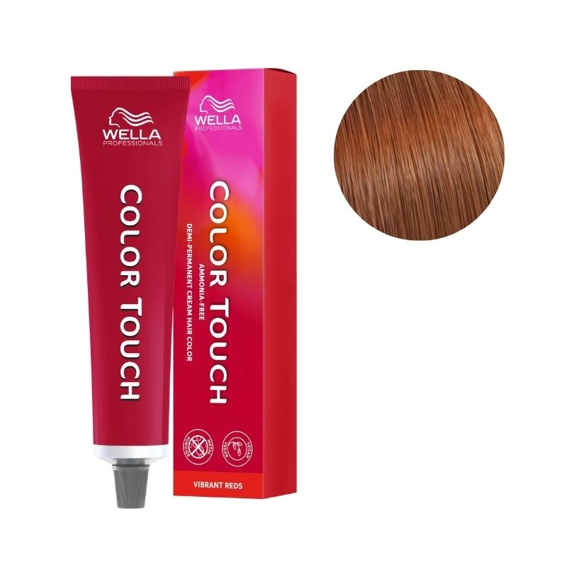 Wella Professionals Coloration Color Touch Vibrant Reds 7/47 Blond Moyen Cuivré Marron Wella 60ml 1 Wella Professionals Coloration Color Touch Vibrant Reds 7/47 Blond Moyen Cuivré Marron Wella 60ml