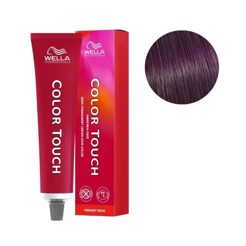 Wella Professionals Coloration Color Touch Vibrant Reds 3/66 Châtain Foncé Violine Intense Wella 60ml 1 Wella Professionals Coloration Color Touch Vibrant Reds 3/66 Châtain Foncé Violine Intense Wella 60ml