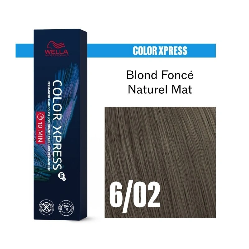Wella Professionals Coloration Color Xpress 6/02 Blond Foncé Naturel Mat Wella 60ML 2 Wella Professionals Coloration Color Xpress 6/02 Blond Foncé Naturel Mat Wella 60ML – Image 2