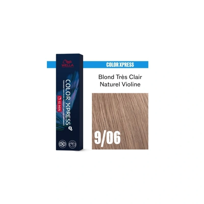 Wella Professionals Coloration Color Xpress 9/06 Blond Très Clair Naturel Violine Wella 60ML 2 Wella Professionals Coloration Color Xpress 9/06 Blond Très Clair Naturel Violine Wella 60ML – Image 2