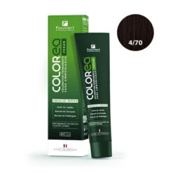 Coloration Colorea Vegan 4/70 Chatain Marron Intense Fauvert Professionnel 100ml