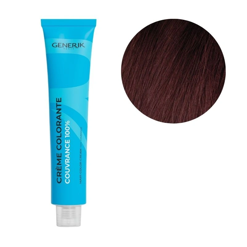 Coloration D'oxydation 4.56 Châtain Acajou Rouge Générik 100ml 1 Coloration D'oxydation 4.56 Châtain Acajou Rouge Générik 100ml
