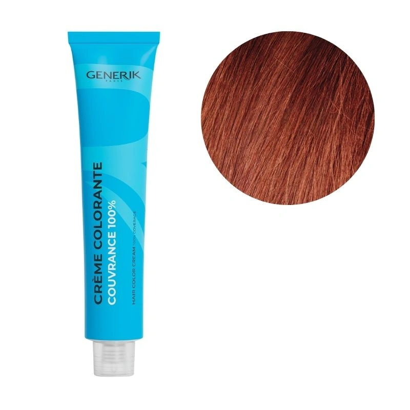 Coloration D'oxydation 6.46 Blond Foncé Cuivré Rouge Générik 100ml 1 Coloration D'oxydation 6.46 Blond Foncé Cuivré Rouge Générik 100ml