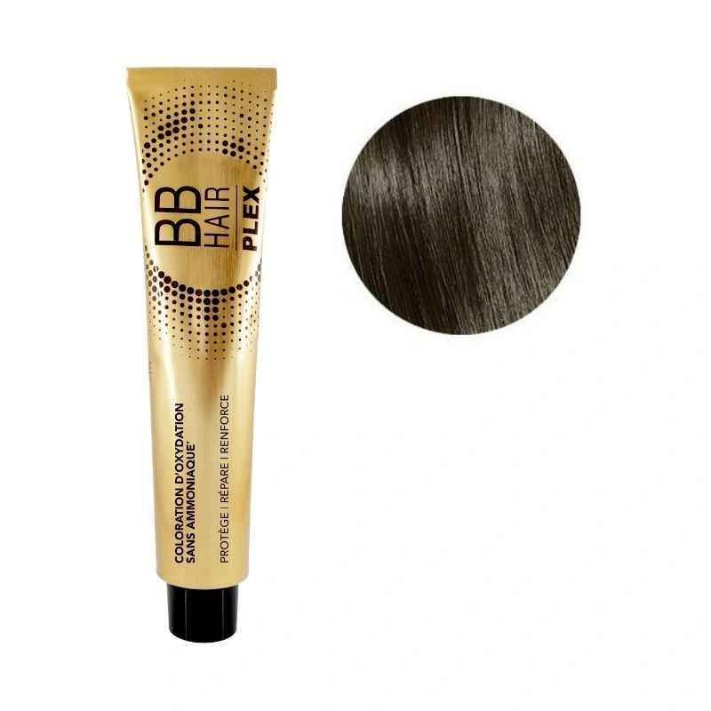 Coloration D'oxydation BBHair Plex Sans Ammoniaque N°5,3 Châtain Doré Générik 100ml 1 Coloration D'oxydation BBHair Plex Sans Ammoniaque N°5,3 Châtain Doré Générik 100ml