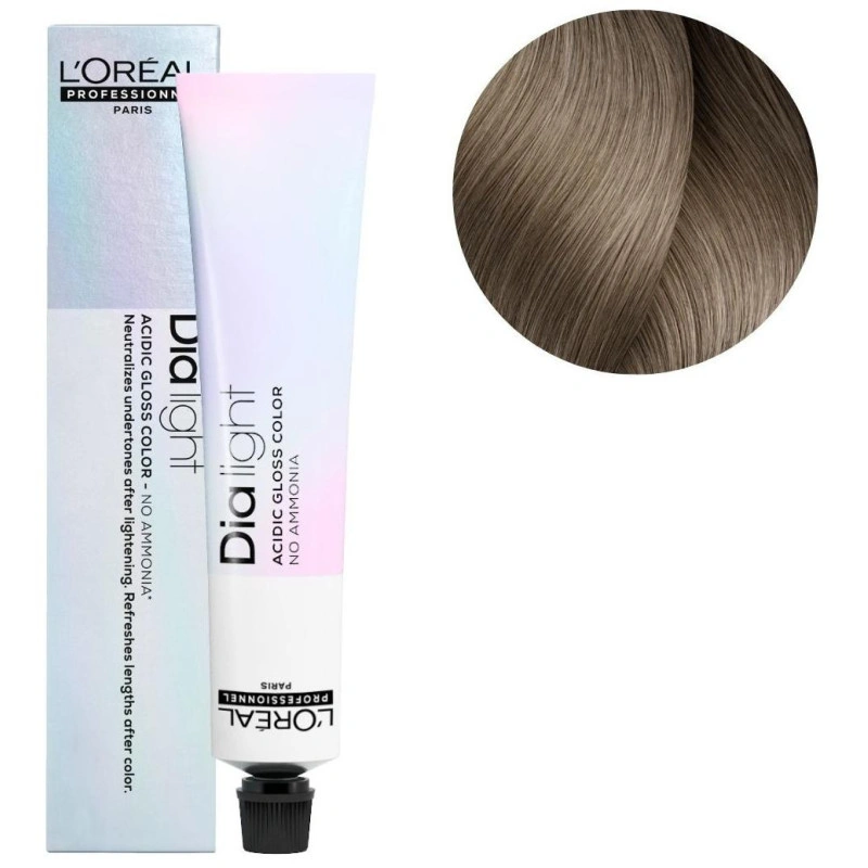 Coloration Dia Light N°8.11 Blond Clair Anthracite L'Oréal Professionnel 50ML 1 Coloration Dia Light N°8.11 Blond Clair Anthracite L'Oréal Professionnel 50ML