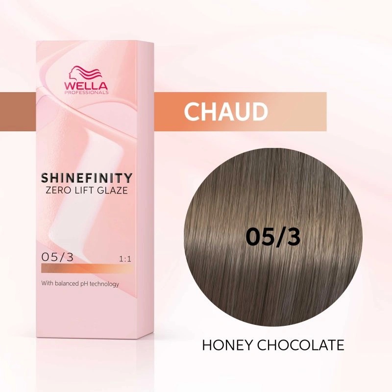 Wella Professionals Coloration Gloss Shinefinity 05/3 Honey Chocolate Wella 60ML 4 Wella Professionals Coloration Gloss Shinefinity 05/3 Honey Chocolate Wella 60ML – Image 4