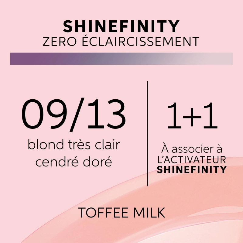Wella Professionals Coloration Gloss Shinefinity 09/13 Toffee Milk Wella 60ML 2 Wella Professionals Coloration Gloss Shinefinity 09/13 Toffee Milk Wella 60ML – Image 2
