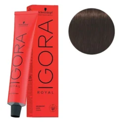 Schwarzkopf Professional Coloration Igora Royal 4-68 Châtain Moyen Marron Rouge 60ML