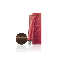 Schwarzkopf Professional Coloration Igora Royal 5-57 Châtain Clair Doré Cuivré Schwarzkopf 60ML -Soins Capillaires Liquidation coloration igora royal 5 57 chatain clair dore cuivre schwarzkopf 60ml 6