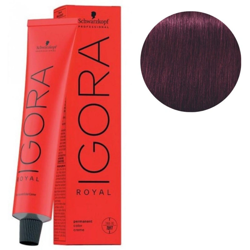 Schwarzkopf Professional Coloration Igora Royal 6-99 Blond Foncé Violet Extra Schwarzkopf 60ML 1 Schwarzkopf Professional Coloration Igora Royal 6-99 Blond Foncé Violet Extra Schwarzkopf 60ML