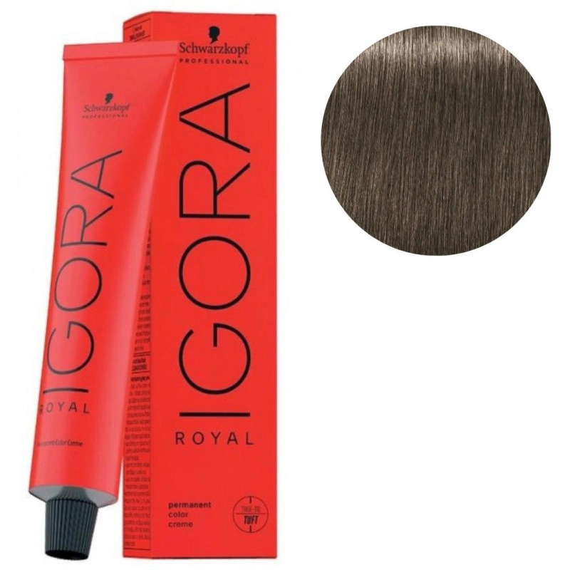 Schwarzkopf Professional Coloration Igora Royal 7-1 Blond Moyen Cendré 60ML 1 Schwarzkopf Professional Coloration Igora Royal 7-1 Blond Moyen Cendré 60ML