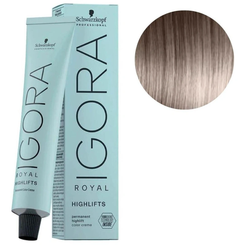Schwarzkopf Professional Coloration Igora Royal Highlifts 10-21 Blond Très Clair Fumé Cendré Schwarzkopf 60ML 1 Schwarzkopf Professional Coloration Igora Royal Highlifts 10-21 Blond Très Clair Fumé Cendré Schwarzkopf 60ML