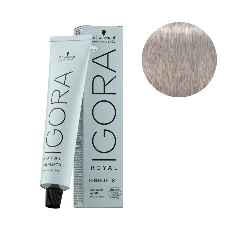 Schwarzkopf Professional Coloration Igora Royal Highlifts 12-21 Super-Éclaircissant Fumé CendréSchwarzkopf 60ML 1 Schwarzkopf Professional Coloration Igora Royal Highlifts 12-21 Super-Éclaircissant Fumé CendréSchwarzkopf 60ML