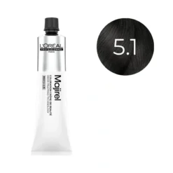 Coloration Majirel Châtain Clair Cendré 5.1 L'Oréal Professionnel 60ml