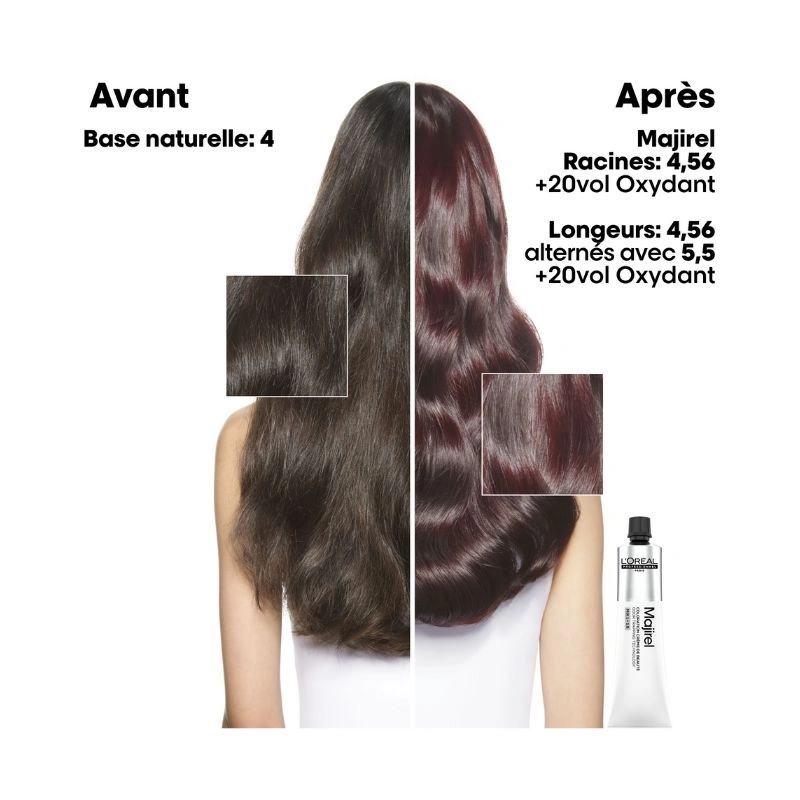Coloration Majirel Châtain Clair Cendré Mocca 5.18 L'Oréal Professionnel 60ml 4 Coloration Majirel Châtain Clair Cendré Mocca 5.18 L'Oréal Professionnel 60ml – Image 4