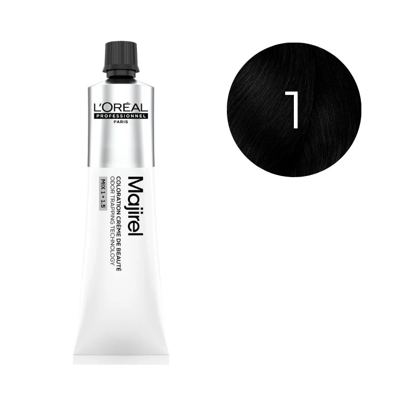 Coloration Majirel Noir 1 L'Oréal Professionnel 60ml 1 Coloration Majirel Noir 1 L'Oréal Professionnel 60ml
