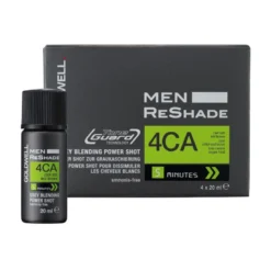 Coloration Men Reshade 4ca Châtain Foncé Cendré Froid Goldwell 4 Shots X 20ml