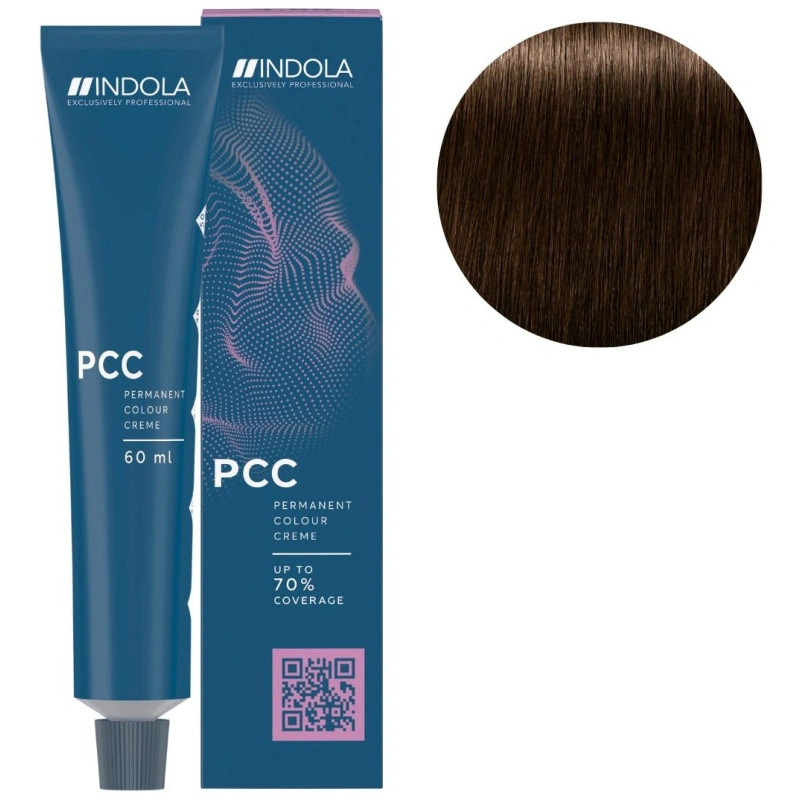 Coloration PCC Fasion 4.86 Châtain Moyen Chocolat Rouge Indola 60ML 1 Coloration PCC Fasion 4.86 Châtain Moyen Chocolat Rouge Indola 60ML