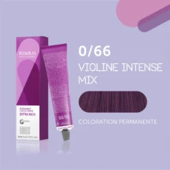 Coloration Permanente 0/66 Violine Intense Mix Kadus 60ML -Soins Capillaires Liquidation coloration permanente 066 violine intense mix kadus 60ml 2