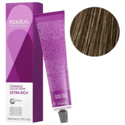 Coloration Permanente 6/07 Blond Foncé Naturel Marron Kadus 60ML
