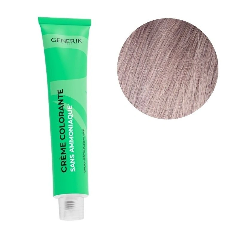 Coloration Sans Ammoniaque 10.21 Blond Très Très Clair Irisé Cendré Générik 100ml 1 Coloration Sans Ammoniaque 10.21 Blond Très Très Clair Irisé Cendré Générik 100ml