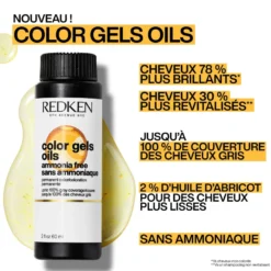 Coloration Sans Ammoniaque 8G Almond Sugar Color Gels Oils Redken 60ML -Soins Capillaires Liquidation coloration sans ammoniaque 8g almond sugar color gels oils redken 60ml 2