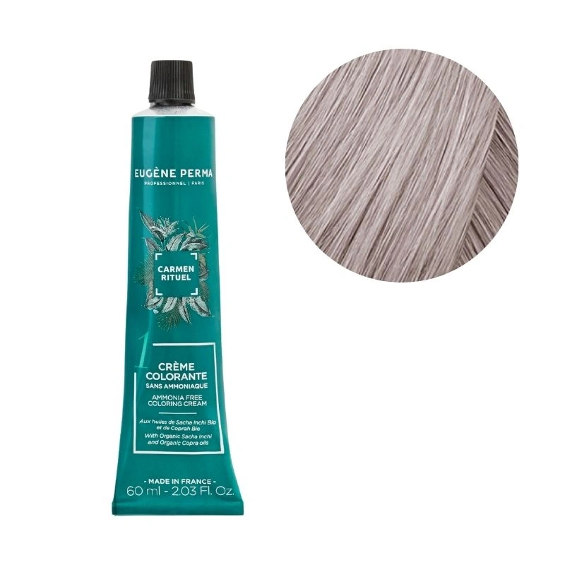 Coloration Sans Ammoniaque Carmen Rituel Cristal Gloss N°G12 Cendré Irisé Eugène Perma 60ML 1 Coloration Sans Ammoniaque Carmen Rituel Cristal Gloss N°G12 Cendré Irisé Eugène Perma 60ML