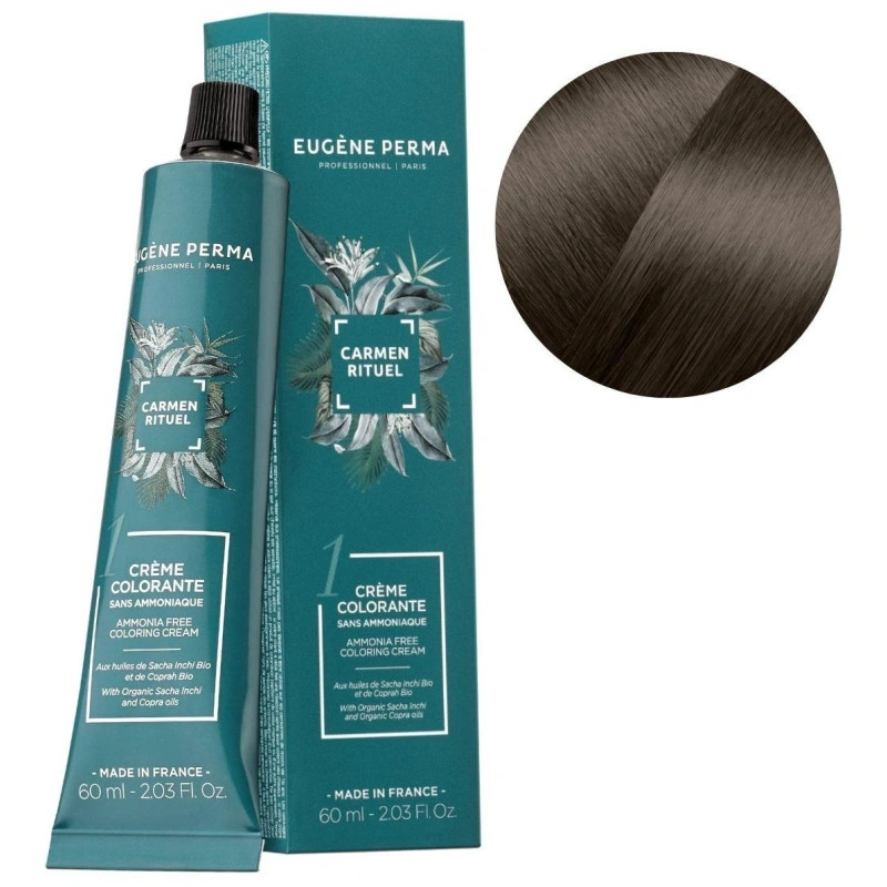 Coloration Sans Ammoniaque Carmen Rituel N°7.1 Blond Cendré Eugène Perma 60ML 1 Coloration Sans Ammoniaque Carmen Rituel N°7.1 Blond Cendré Eugène Perma 60ML