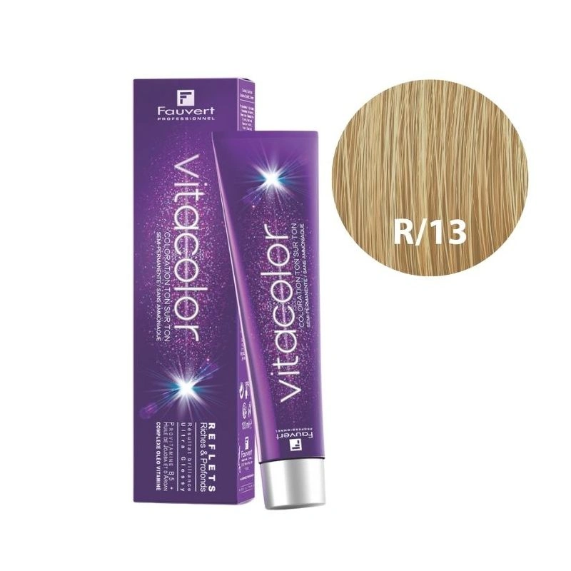 Coloration Ton Sur Ton Vitacolor Gloss R/13 Beige Fauvert 100ML 1 Coloration Ton Sur Ton Vitacolor Gloss R/13 Beige Fauvert 100ML