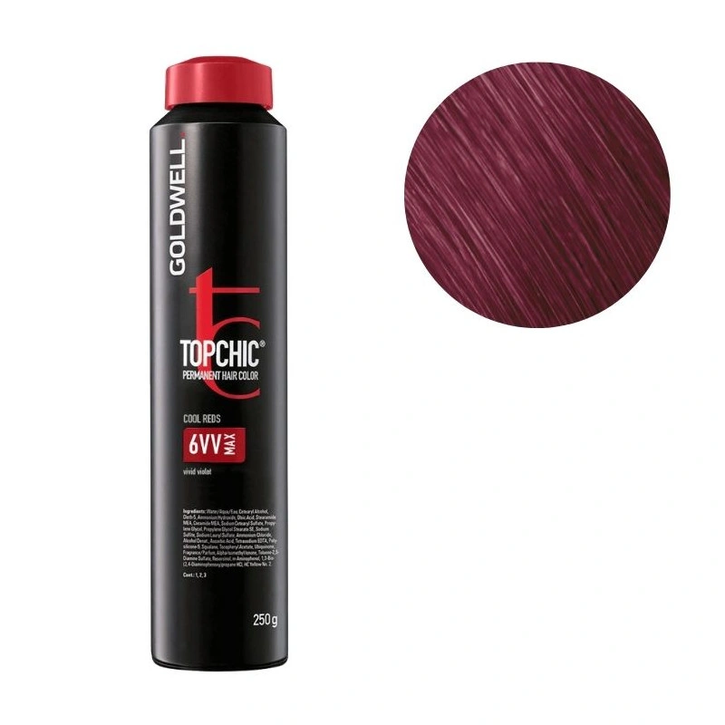 Coloration Topchic 6vv Max Blond Foncé Violet Intense Goldwell 250ml 1 Coloration Topchic 6vv Max Blond Foncé Violet Intense Goldwell 250ml