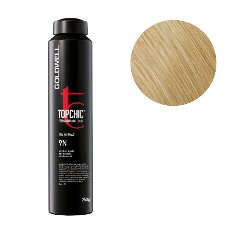 Coloration Topchic 9n Blond Très Clair Goldwell 250ml 1 Coloration Topchic 9n Blond Très Clair Goldwell 250ml