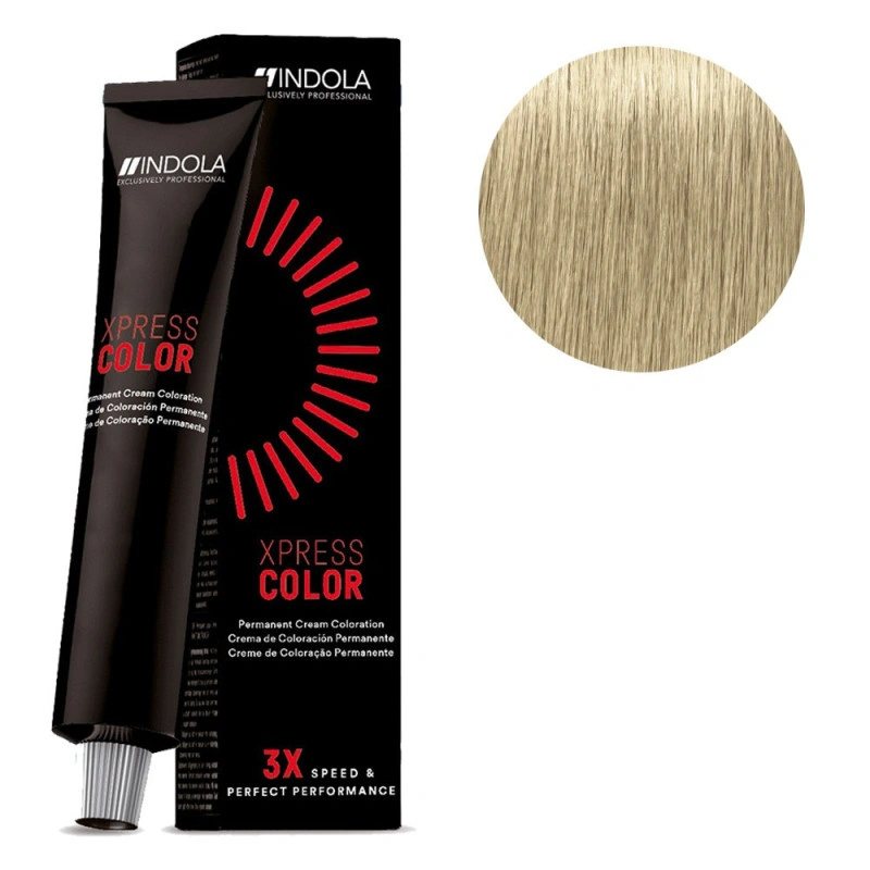 Coloration XpressColor 9.0 Blond Très Clair Naturel 60ML INDOLA 1 Coloration XpressColor 9.0 Blond Très Clair Naturel 60ML INDOLA