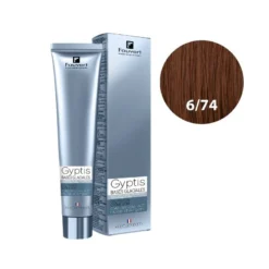 Crème De Soin Colorante Gyptis N°6/74 Blond Foncé Marron Cuivré Fauvert 100ML