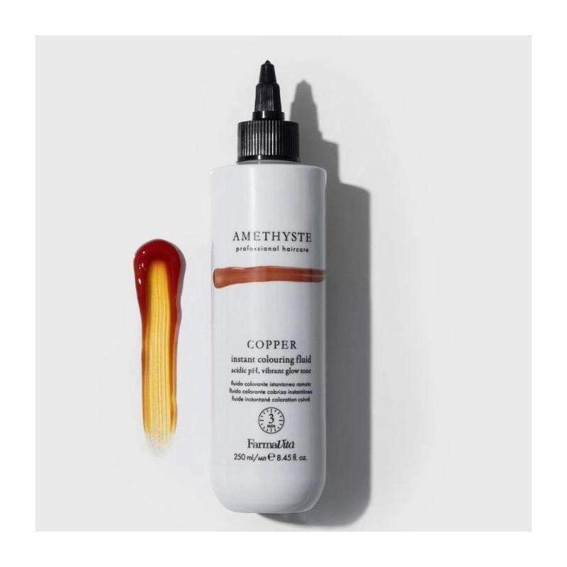 Fluide Colorant Cuivré Amethyste Colouring Fluid Farmavita 250ML 2 Fluide Colorant Cuivré Amethyste Colouring Fluid Farmavita 250ML – Image 2