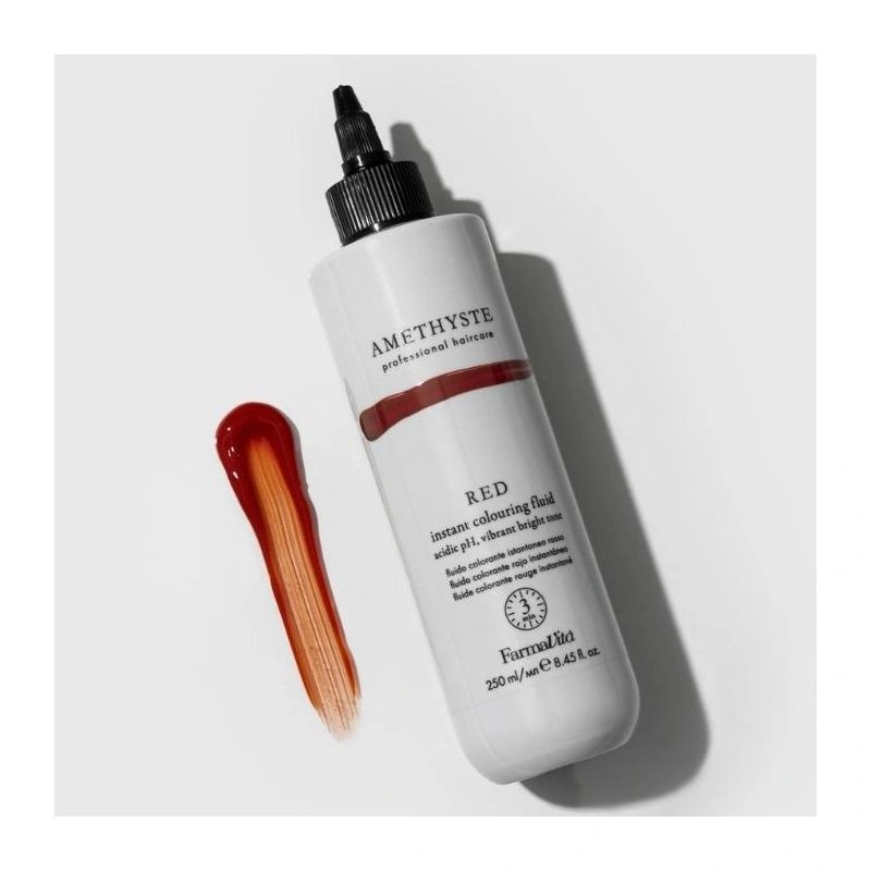 Fluide Colorant Rouge Amethyste Colouring Fluid Farmavita 250ML 4 Fluide Colorant Rouge Amethyste Colouring Fluid Farmavita 250ML – Image 4