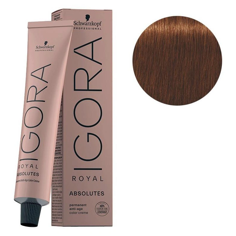 Schwarzkopf Professional Igora Royal Absolutes 6-70 Blond Foncé Cuivré Naturel 60 ML 1 Schwarzkopf Professional Igora Royal Absolutes 6-70 Blond Foncé Cuivré Naturel 60 ML