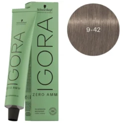 Schwarzkopf Professional Igora Zéro Amm 9-42 Blond Très Clair Beige Fumé Schwarzkopf 60ML