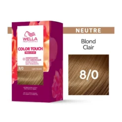 Wella Professionals Kit De Coloration Blond Clair Light Blonde Color Touch Fresh-Up 8/0 Wella -Soins Capillaires Liquidation kit de coloration blond clair light blonde color touch fresh up 8 0 wella 2