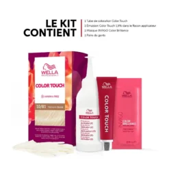 Wella Professionals Kit De Coloration Blond Très Très Clair Perlé Cendré Platinum Blonde Color Touch Fresh-Up 10/81 Wella 8 Wella Professionals Kit De Coloration Blond Très Très Clair Perlé Cendré Platinum Blonde Color Touch Fresh-Up 10/81 Wella -Soins Capillaires Liquidation kit de coloration blond tres tres clair perle cendre platinum blonde color touch fresh up 10 81 wella 2